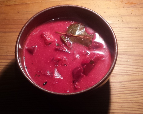 Rote Bete Kohl Suppe